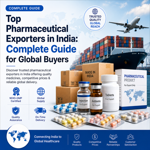Top Pharmaceutical Exporters in India Complete Guide for Global Buyers