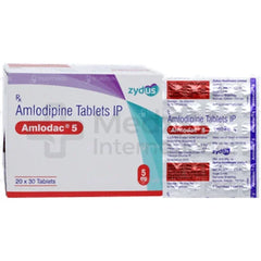 Amlodac 5 mg Tablet