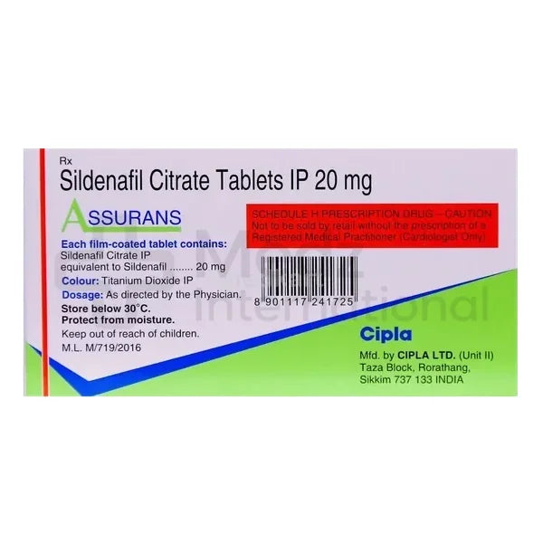 Assurans Tablet 20 mg
