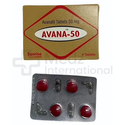 Avana 50 mg Tablet