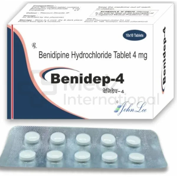 Benidipine 4 mg Tablet