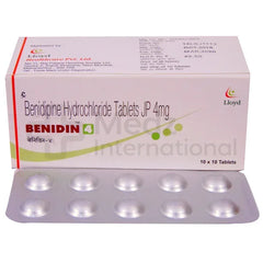 Benidipine 4 mg Tablet