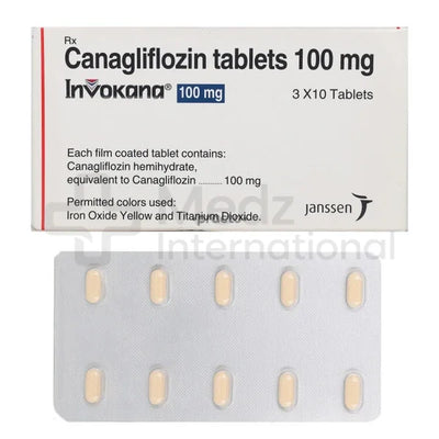 Canagliflozin 100 mg Tablet