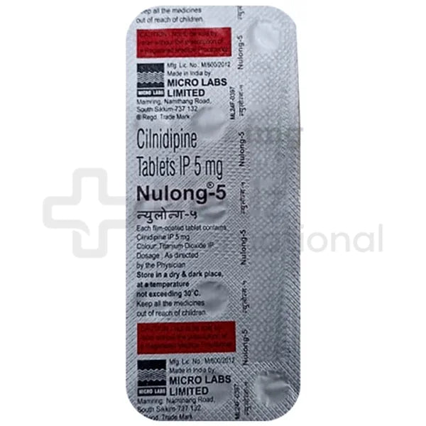 Cilnidipine 10 mg Tablets