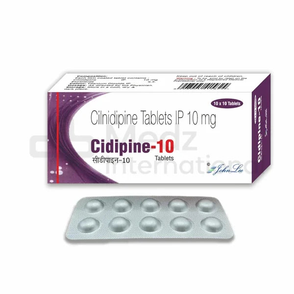 Cilnidipine 10 mg Tablets