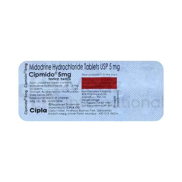 Cipmido 5 mg Tablet