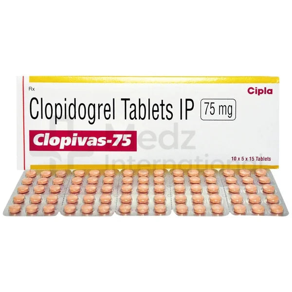 Clopidogrel 75 mg tablet