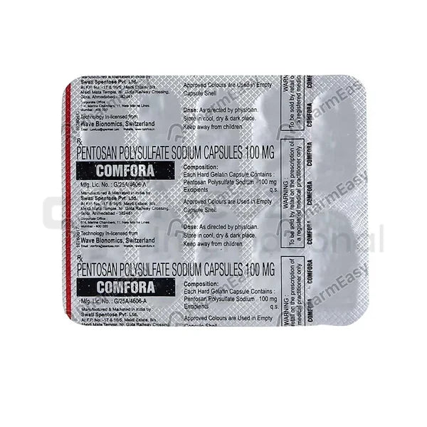 Comfora Pentosan Polysulfate Sodium Capsule