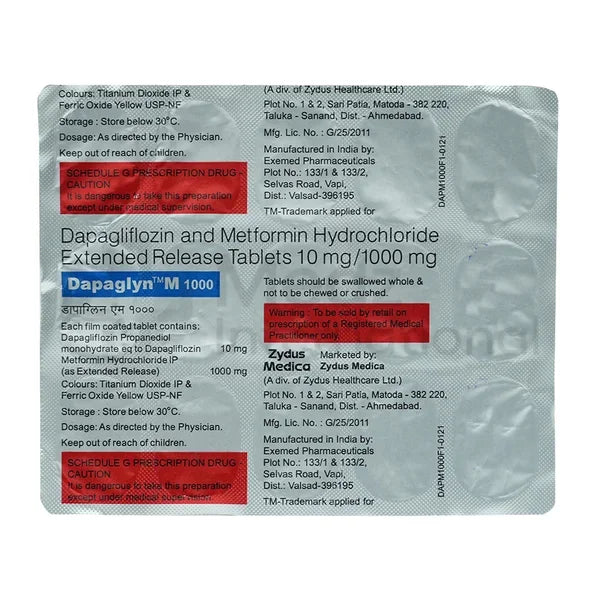 Dapagliflozin Metformin Tablets