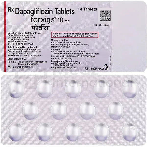 Dapagliflozin Tablets 10 mg