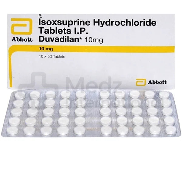 Duvadilan Isoxsuprine 10 mg Tablets