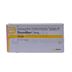 Duvadilan Isoxsuprine 10 mg Tablets