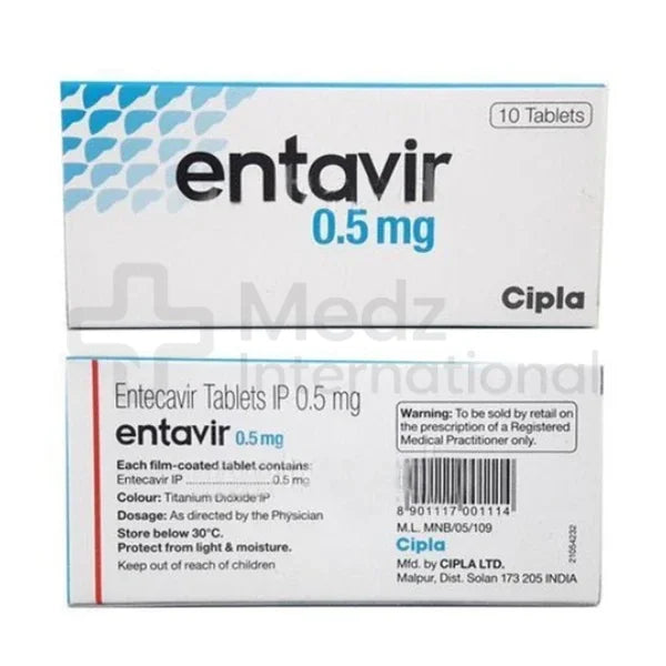 Entecavir 0.5 mg Tablets