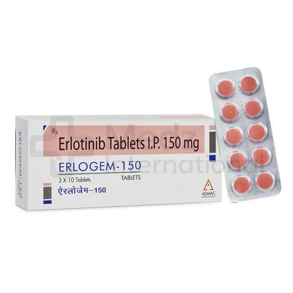 Erlotinib 150 mg/100 mg Tablets