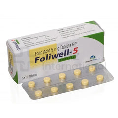 Folic Acid 5 mg Tablet