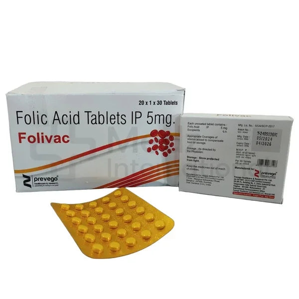 Folic Acid 5 mg Tablet