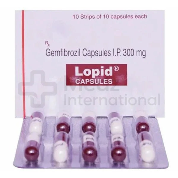 Gemfibrozil 300 mg/600 mg Tablets