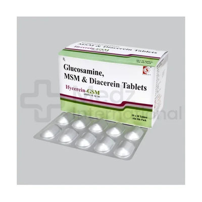 Glucosamine Methylsulfonylmethane and Diacerein tablets