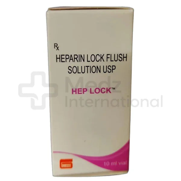 Heparin lock flush solution