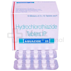 Hydrochlorothiazide 25 mg Tablets