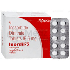 Isosorbide Dinitrate 5 mg Tablet