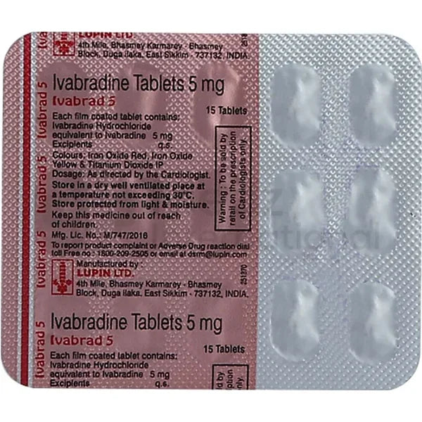 Ivabradine 5 mg Tablet