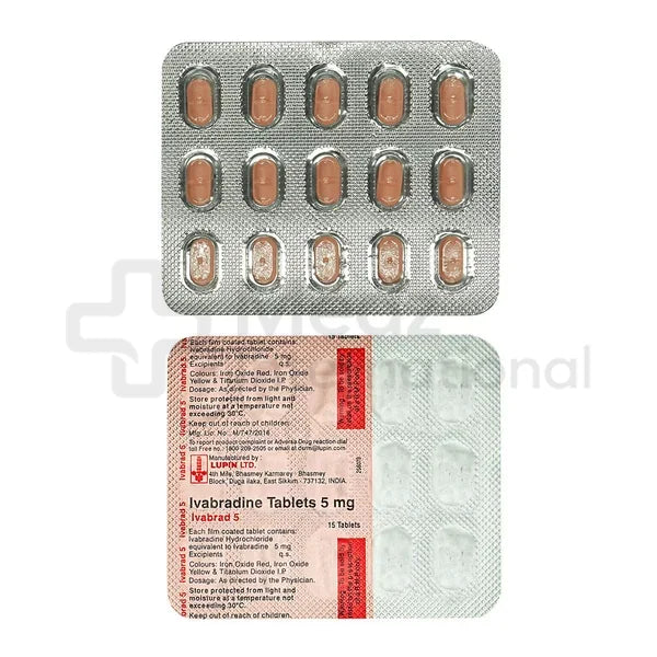 Ivabradine 5 mg Tablet