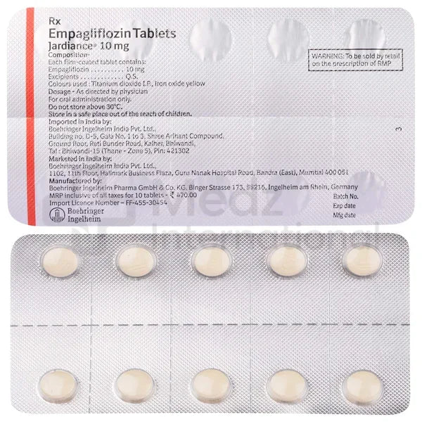 Jardiance 10 mg Tablets