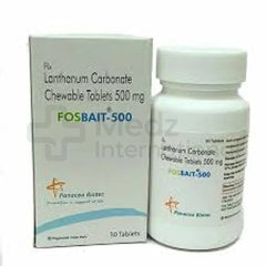 Lanthanum carbonate chewable tablets