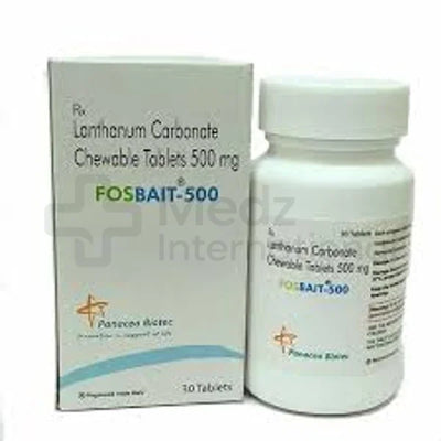 Lanthanum carbonate chewable tablets