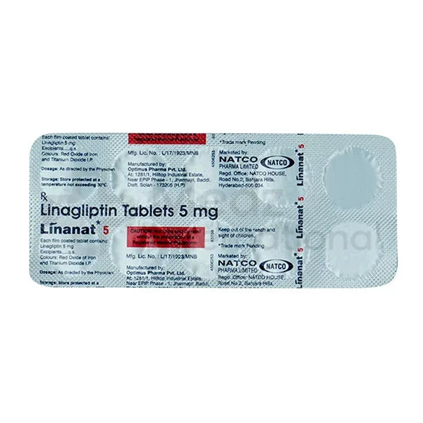 Linagliptin 5 mg Tablet