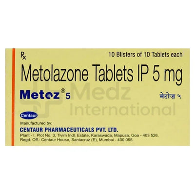 Metolazone 5 mg Tablets