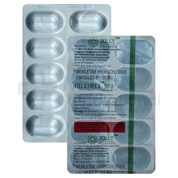 Mexiletine 150 mg Capsules