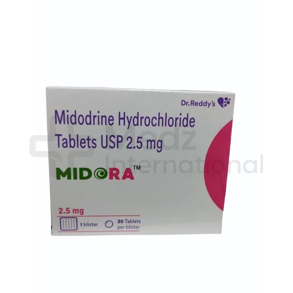 Midodrine 5 mg/2.5 mg Tablet