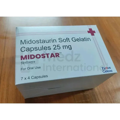 Midostaurin 25 mg Capsules