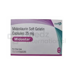 Midostaurin 25 mg Capsules