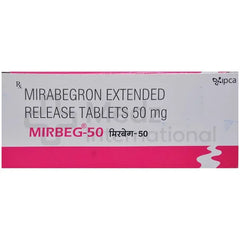 Mirbeg 50 mg Tablet