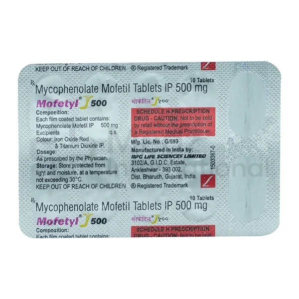 Mofetyl 500 mg Tablet