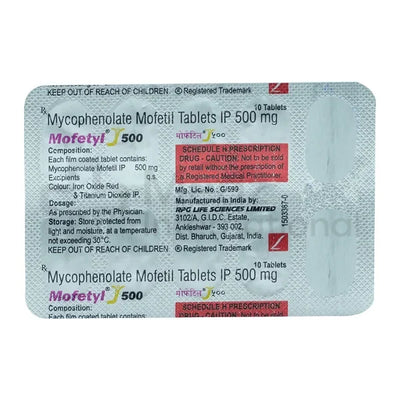 Mofetyl 500 mg Tablet