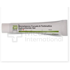 Mometasone furoate & terbinafine hydrochloride gel