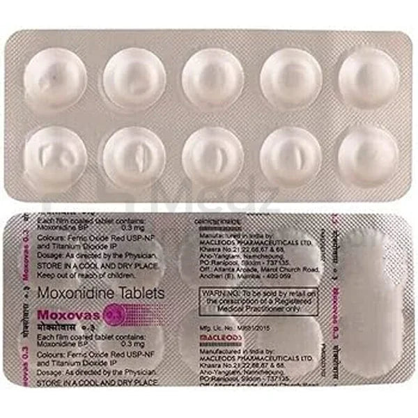 Moxonidine 200 mcg Tablets