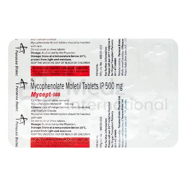 Mycept 500 mg Tablets