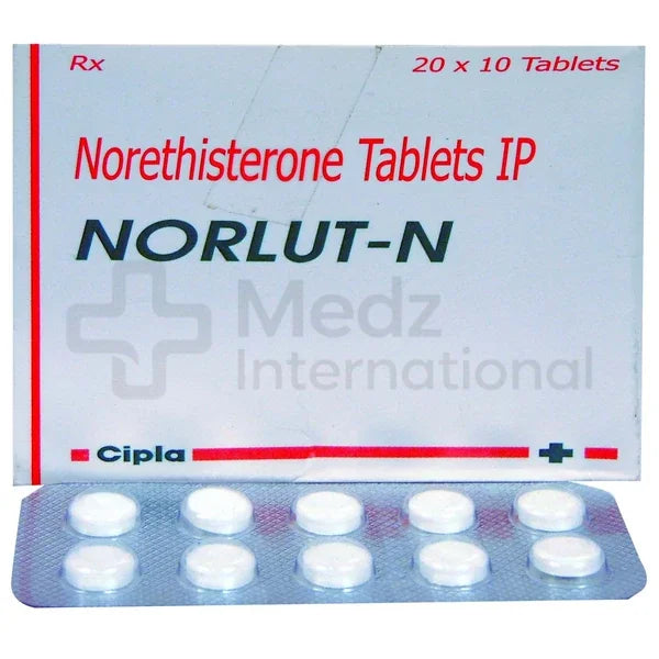 Norlut N Norethindrone 5mg Tablets