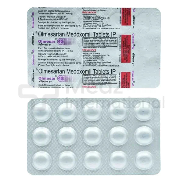Olmesartan medoxomil 20 mg/40 mg