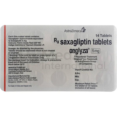 Onglyza 5 mg Tablets