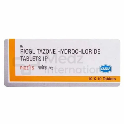 Pioglitazone 15 mg Tablet