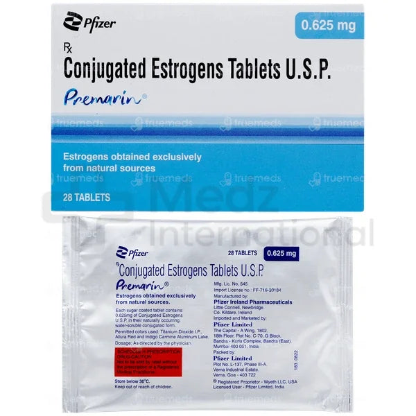 Premarin Tablets Estrogens 0.625mg