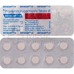 Propranolol 10 mg Tablets