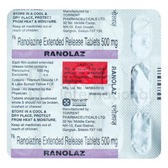 Ranolaz 500 mg Tablet