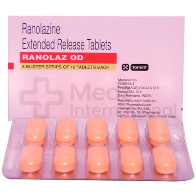 Ranolaz OD 1000 mg Tablet